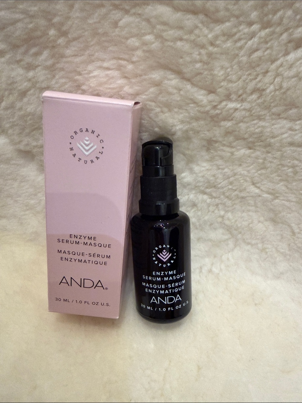 ANDA ENZYME SERUM MASQUE organic 30ml 1 fl oz NEW *
